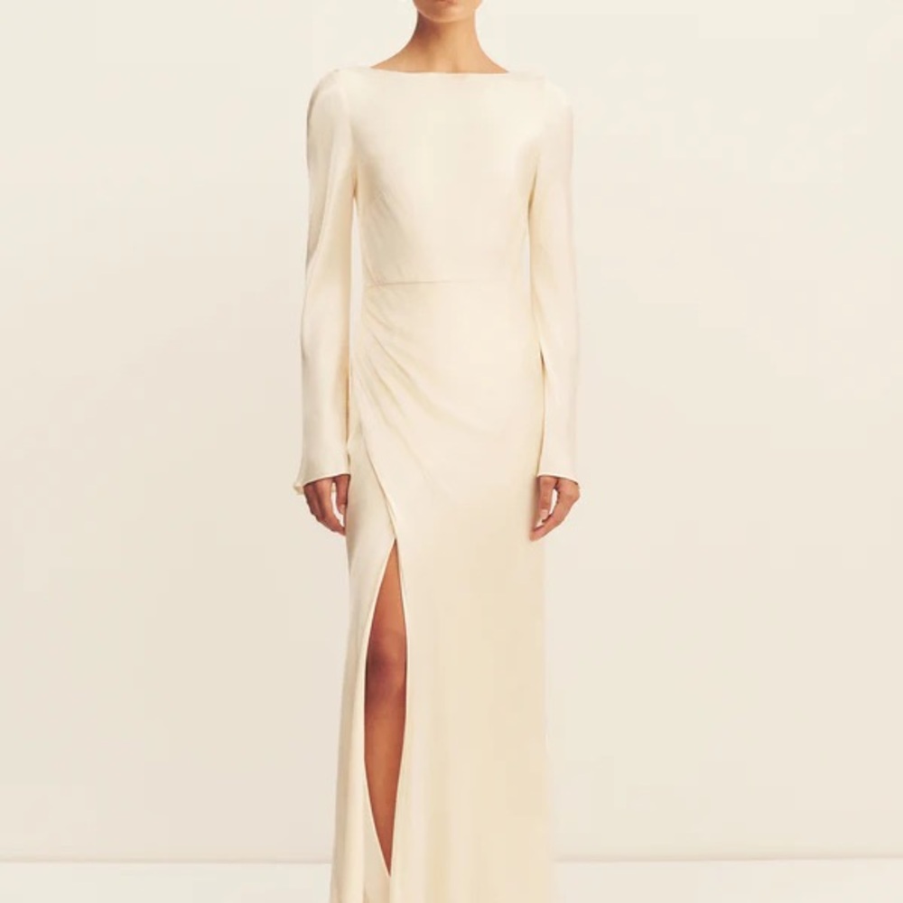 Shona Joy La Lune Flared Sleeve Midi Dress